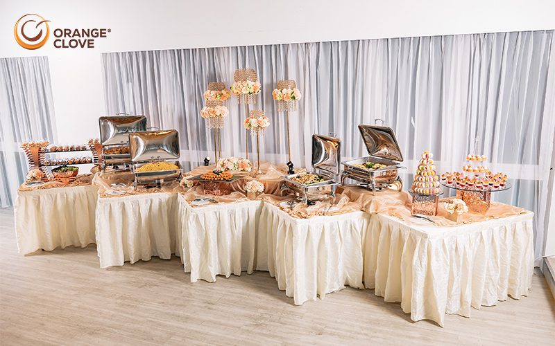 Sample of Catering food for a Wedding