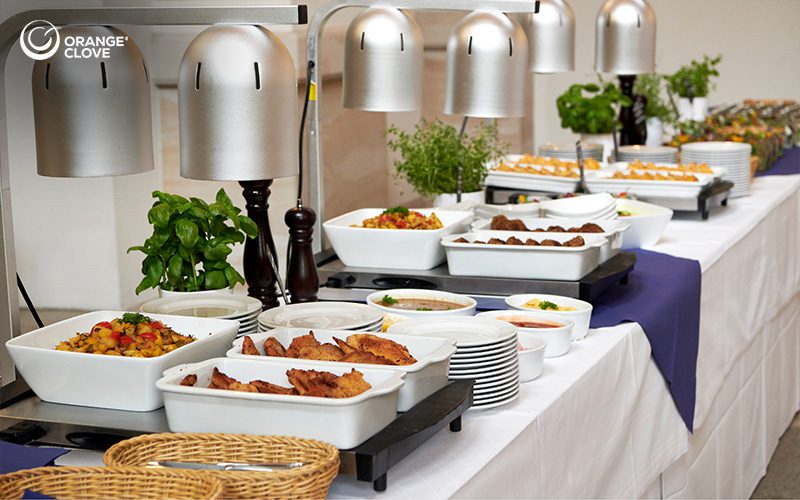 Buffet Catering Setup for an Event